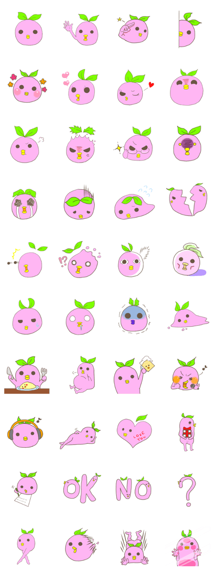 A chicken like a peach A chicken like a peach