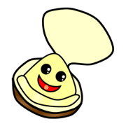 Freshwater clam Sticker