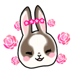 Custom stickers for the Rabbit YUKI