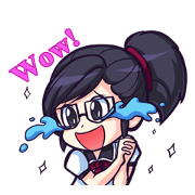 Titari Ridory Glasses Girl with ponytail Titari Ridory Glasses Girl with ponytail