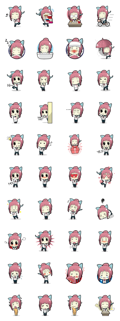 Chiyo, the sweet and funny school girl