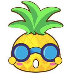 Yoya, the sweet cute yellow pinapple