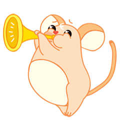 ぽっちゃりかわいいネズミのミッジー Line スタンプ Line Store