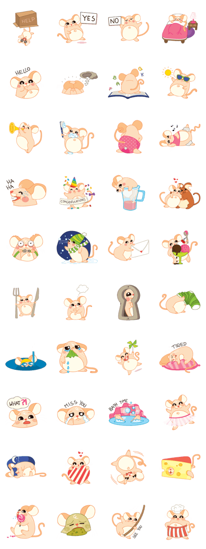 Mizzi, the cute and fat little mouse