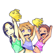 Work hard cheerleaders