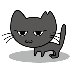 Crusty Cat Sticker