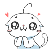 White Cat always act cute