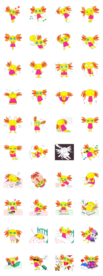 A flower fairy "Hana-mina"