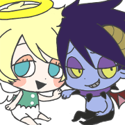 The angel & devil