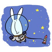 The space trip of USAGI The space trip of USAGI