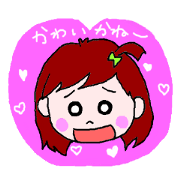 Kumamoto dialect sticker  of Momoro