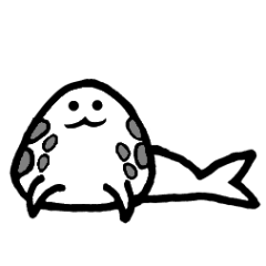 Onigiri spotted seal