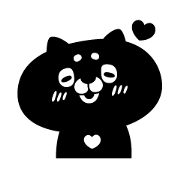 Black cat with a pattern on the forehead Black cat with a pattern on the forehead