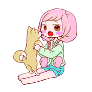 Dog and sister and brother.