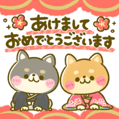 HAPPY NEW YEAR kuro shiba inu