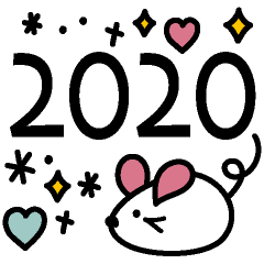 Happy New Year!2020-simple-