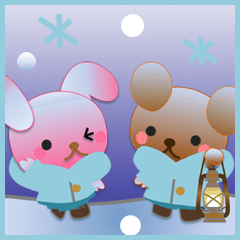 Rabbit and bear daily(Winter5)