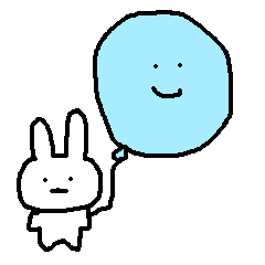 Rabbit and Balloon