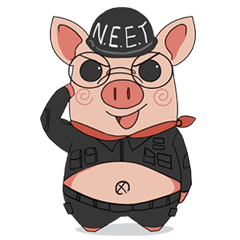 NEETON (Not Working Pig)