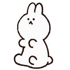Bunny sticker -usa chan-