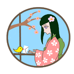 A Japanese princess from the window