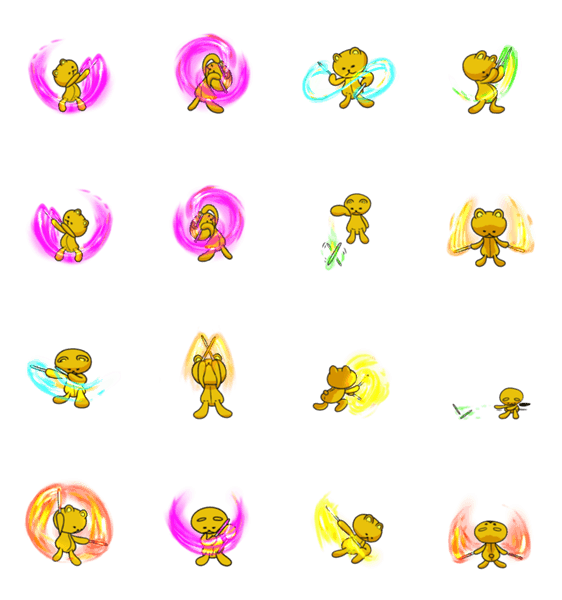 クマライブ４ オタ芸編 Lineクリエイターズスタンプ Stamplist