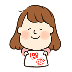 Kishioka Misako Sticker girl