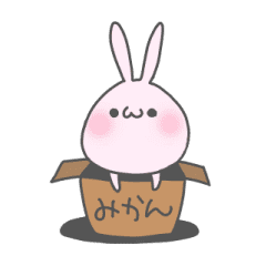 Otafuku Bunny Line Stickers Line Store