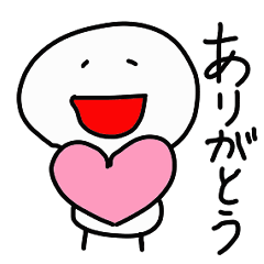Yuruyuru man Animation Sticker kawaii