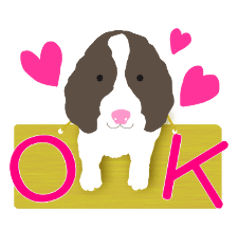 English Springer Spaniel Dog Stickers