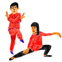 Sticker Of Tai Chi Loosely And Sharply Line Stickers Line Store Sticker Of Tai Chi Loosely And Sharply Line Stickers Line Store