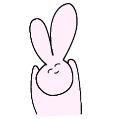 slack rabbit sticker