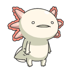 Axolotl Life Line Stickers Line Store