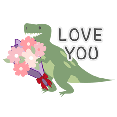Dinosaurs also have Valentine's Day?
