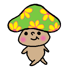 Cute Mushroom sticker