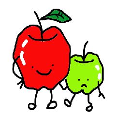 Amusing apple brothers