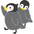 双子ペンギンPee & Cheeの日常