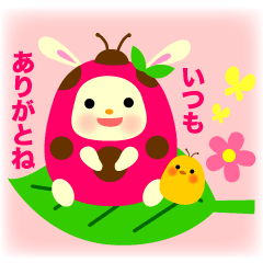 Pukki of ladybug rabbit No.2