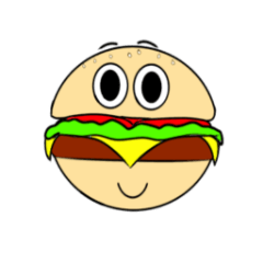 Burger cute