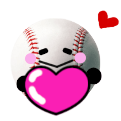 Object stamp-Sport Baseball Valentine