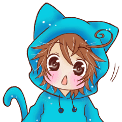 猫耳フードの男の子 Line スタンプ Line Store 猫耳フードの男の子 Line スタンプ Line Store