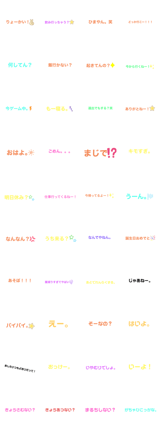 文字だけ 俺の日常会話スタンプ Lineクリエイターズスタンプ Stamplist 文字だけ 俺の日常会話スタンプ Lineクリエイターズスタンプ Stamplist
