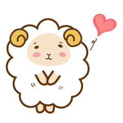 Fluffy Happy Sheep