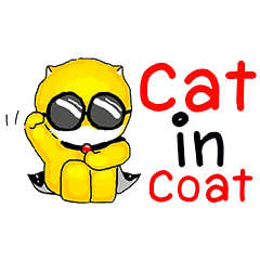 "ดิ่งทอง" Cat in coat