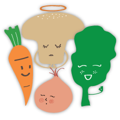Healthy Veggies and Friends