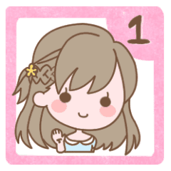 ゆるふわ可愛い ミニチュアガールズ1 Line スタンプ Line Store