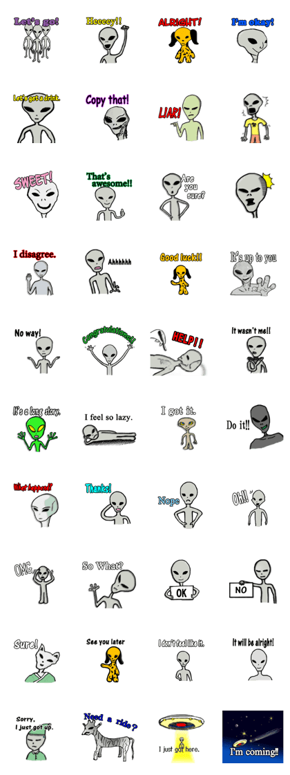 Grey Alien Family(English Ver.) Grey Alien Family(English Ver.)