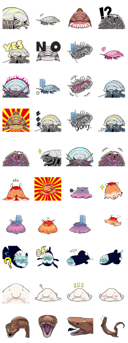 Both yucky and 'kawaii' deep-sea fish