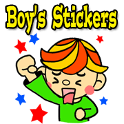 Boy's Stickers (Japanese ver.)