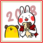 Lazy Rabbit & Mr.Chu CNY Stickers